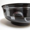 Deco Black Glass Bowl